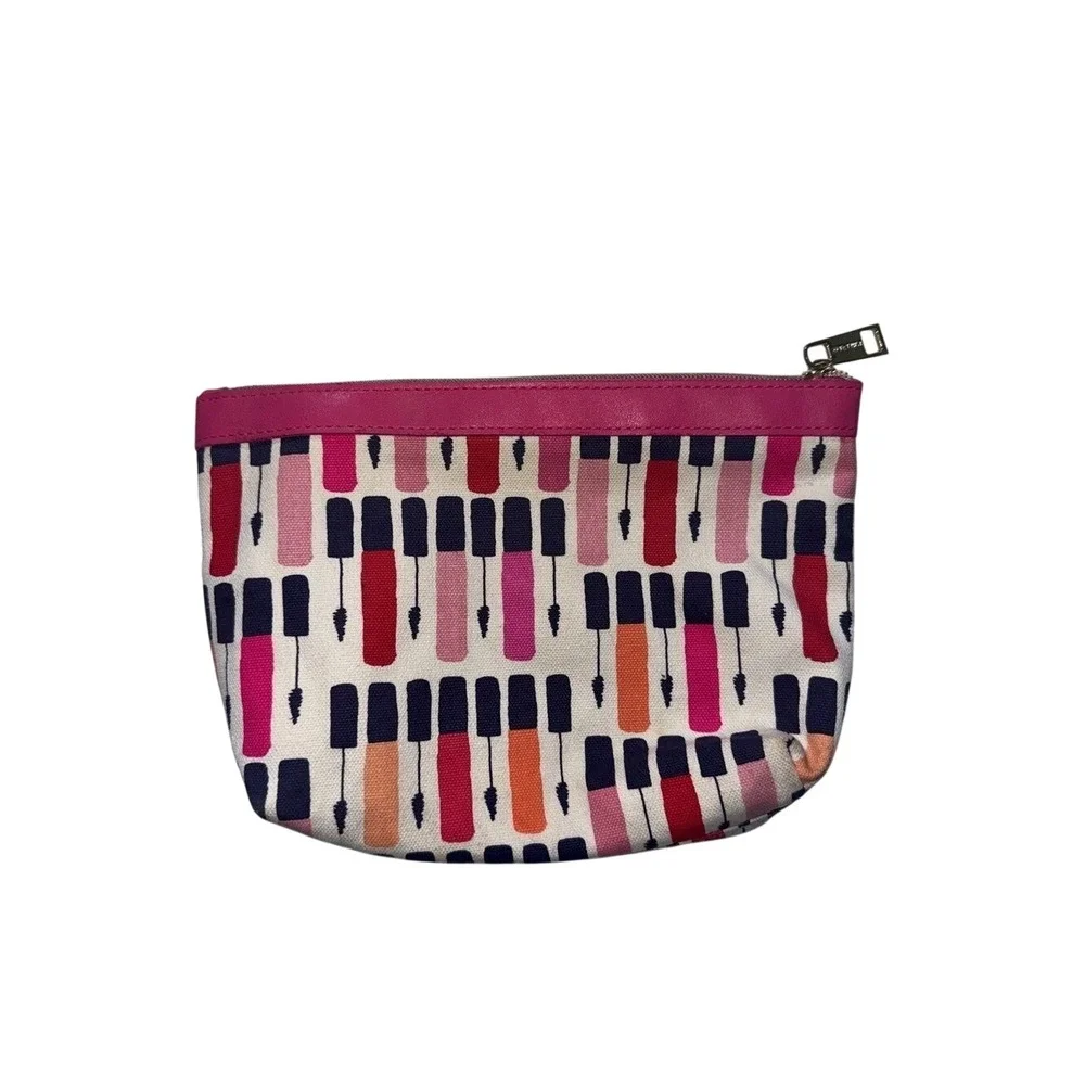 Estee‎ Lauder 2-Piece Cosmetic Makeup Bag Bundle Travel Pouches Beauty Print